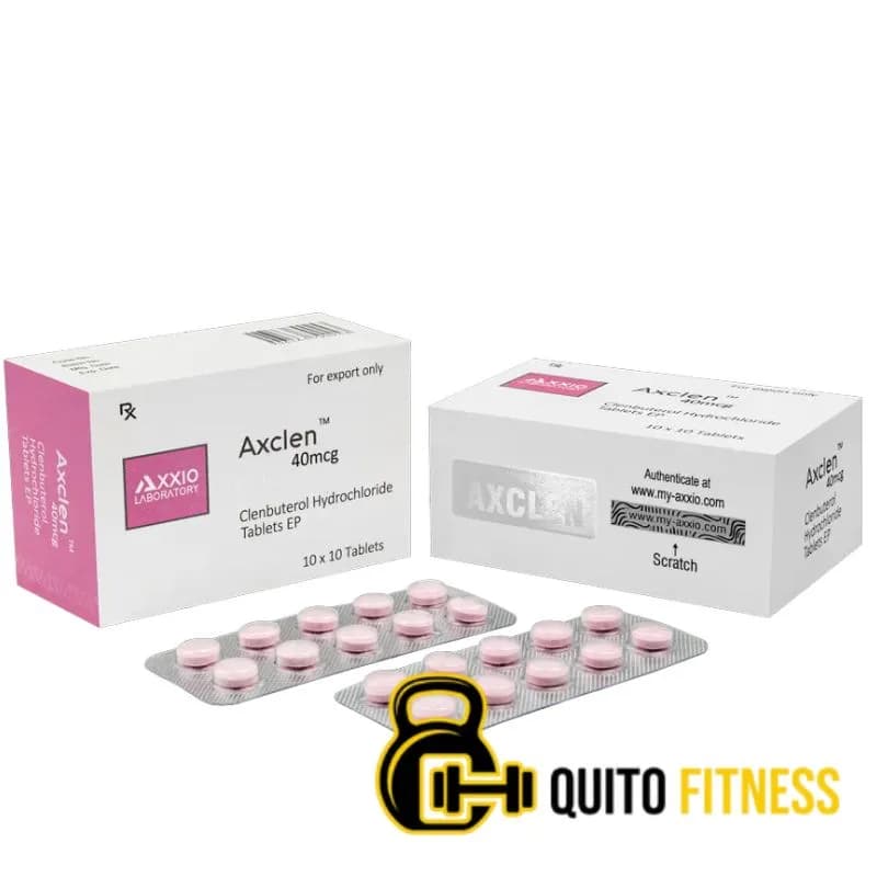 Axclen Clenbuterol 40mcg - Axxio Laboratory (100 Tabs) | Termogénico Avanzado