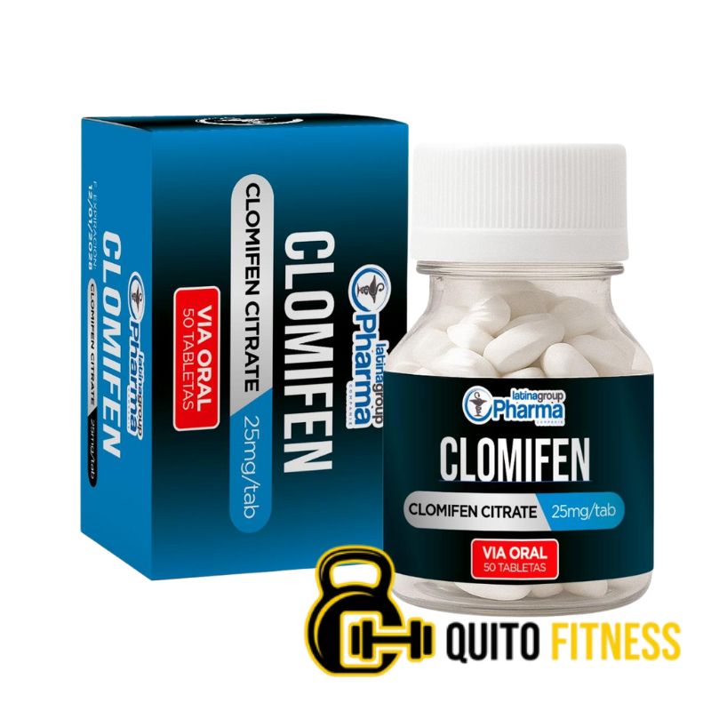 Clomifen 25 mg (Citrato de Clomifeno) - 50 Tabletas | Latinagroup Pharma