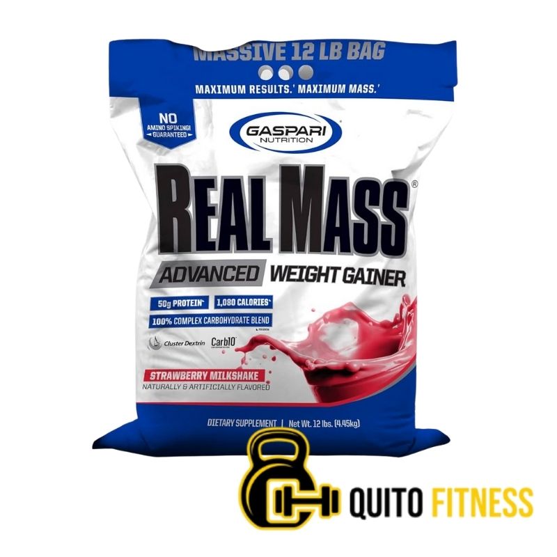Gaspari Nutrition Real Mass 12lbs: Ingeniería de Volumen Limpio