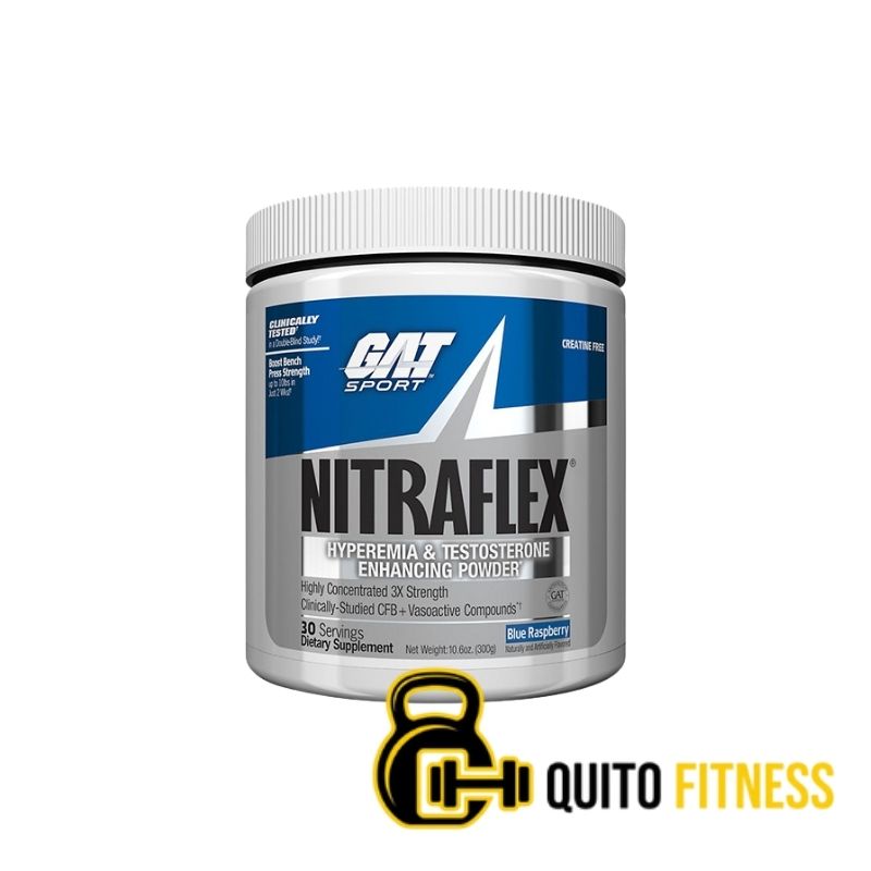 GAT Sport Nitraflex: Hiperemia y Testosterona en Polvo
