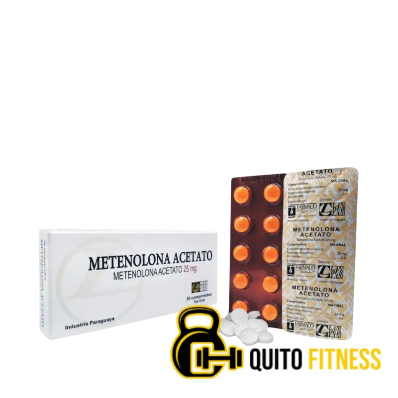 Metenolona Acetato 25 mg (Oral) – 30 Comprimidos | Ideal para Ciclos de Definición